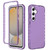 Samsung Galaxy A16 5G Shockproof Clear Gradient PC + TPU Phone Case - Purple Samsung Galaxy A16 5G Shockproof Clear Gradient PC + TPU Phone Case - Purple