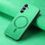 Samsung Galaxy A16 5G Solid Color Retro Magsafe PU Back Cover Phone Case - Green