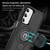 Samsung Galaxy A16 5G TPU Hybrid PC Magnetic Holder Phone Case - Black