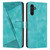 Samsung Galaxy A26 5G Dream Triangle Leather Phone Case with Lanyard - Green Samsung Galaxy A26 5G Dream Triangle Leather Phone Case with Lanyard - Green