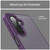 Samsung Galaxy A26 5G Fanying Series PC Hybrid TPU Translucent Frosted Phone Case - Crystal Purple