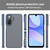 Samsung Galaxy A26 5G Fanying Series PC Hybrid TPU Translucent Frosted Phone Case - Cyan Blue