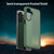 Samsung Galaxy A26 5G Fanying Series PC Hybrid TPU Translucent Frosted Phone Case - Olive Green