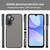 Samsung Galaxy A26 5G Fanying Series PC Hybrid TPU Translucent Frosted Phone Case - Translucent Black