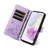 Samsung Galaxy A36 5G / A56 5G Adorable Cat Embossed Pattern Flip Leather Phone Case - Purple