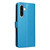 Samsung Galaxy A36 5G / A56 5G Cat and Bee Embossed Flip Leather Phone Case - Blue