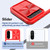 Samsung Galaxy A36 5G / A56 5G Clear Acrylic + PC + TPU Lens Sliding Cover Full Coverage Phone Case - The Chinese Red