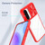 Samsung Galaxy A36 5G / A56 5G Clear Acrylic + PC + TPU Lens Sliding Cover Full Coverage Phone Case - The Chinese Red