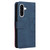 Samsung Galaxy A36 5G / A56 5G Dual-color Splicing Flip Leather Phone Case - Blue