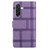 Samsung Galaxy A36 5G / A56 5G Embossed Checkered Leather Phone Case - Purple