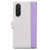 Samsung Galaxy A36 5G / A56 5G Embossed Two-Color Leather Phone Case - Purple White