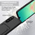 Samsung Galaxy A36 5G / A56 5G Integrated Card Bag Solid Color Liquid Silicone Phone Case Gen2 with Short Lanyard - Black