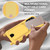 Samsung Galaxy A36 5G / A56 5G Integrated Card Bag Solid Color Liquid Silicone Phone Case Gen2 with Short Lanyard - Yellow