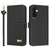 Samsung Galaxy A36 5G / A56 5G Metal Bow Leather Phone Case with Hand Strap - Black