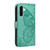 Samsung Galaxy A36 5G / A56 5G Swallowtail Butterfly Embossed Leather Phone Case - Green