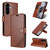 Samsung Galaxy A36 5G AZNS Sheepskin Texture Flip Leather Phone Case - Brown