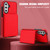 Samsung Galaxy A36 5G Crossbody Dual-buckle Wallet RFID Back Leather Phone Case - Red Samsung Galaxy A36 5G Crossbody Dual-buckle Wallet RFID Back Leather Phone Case - Red
