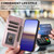 Samsung Galaxy A36 5G Crossbody Strap RFID Blocking Zipper Wallet Leather Phone Case - Rose Gold Samsung Galaxy A36 5G Crossbody Strap RFID Blocking Zipper Wallet Leather Phone Case - Rose Gold