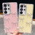 Samsung Galaxy A36 5G Diamond Glitter Bow-knot Four-Corner Shockproof Phone Case - Transparent Stars