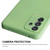 Samsung Galaxy A36 5G ENKAY Hat-Prince Liquid Silicone Shockproof Soft Phone Case - Dark Green