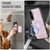 Samsung Galaxy A36 5G JEEHOOD J09 Buckle Card Bag MagSafe Magnetic Style RFID Leather Phone Case - Pink