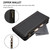 Samsung Galaxy A36 5G Magnetic Closure 9 Card Slots Zipper Leather Case with Hand Strap - Black