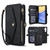 Samsung Galaxy A36 5G Multifunctional Wallet Detachable Leather Phone Case with Lanyard - Black