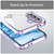 Samsung Galaxy A36 5G PC Hybrid TPU Airbag Shockproof Phone Case - Transparent Purple