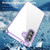 Samsung Galaxy A36 5G PC Hybrid TPU Airbag Shockproof Phone Case - Transparent Purple