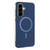 Samsung Galaxy A36 5G Solid Color Plating MagSafe Full Coverage Phone Case - Dark Blue Samsung Galaxy A36 5G Solid Color Plating MagSafe Full Coverage Phone Case - Dark Blue