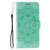 Samsung Galaxy A36 5G Sun Mandala Embossing Pattern Phone Leather Case - Green
