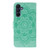Samsung Galaxy A36 5G Sun Mandala Embossing Pattern Phone Leather Case - Green