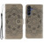 Samsung Galaxy A36 5G Sun Mandala Embossing Pattern Phone Leather Case - Grey