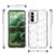 Samsung Galaxy A36 5G Transparent Acrylic Laser Paper Phone Case - Snowflake