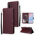Samsung Galaxy A56 5G 3-Card Slots Multifunctional Leather Phone Case - Wine Red