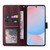 Samsung Galaxy A56 5G 3-Card Slots Multifunctional Leather Phone Case - Wine Red