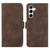 Samsung Galaxy A56 5G ABEEL Frosted Magnetic RFID Leather Phone Case - Brown