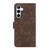 Samsung Galaxy A56 5G ABEEL Frosted Magnetic RFID Leather Phone Case - Brown