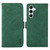 Samsung Galaxy A56 5G ABEEL Frosted Magnetic RFID Leather Phone Case - Green