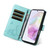 Samsung Galaxy A56 5G Adorable Cat Embossed Pattern Flip Leather Phone Case - Green