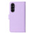 Samsung Galaxy A56 5G BETOPNICE BN-005 2 in 1 Detachable Imitate Genuine Leather Phone Case - Light Purple