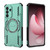 Samsung Galaxy A56 5G Butterfly Armor MagSafe Magnetic Ring Shockproof Phone Case - Light Green Samsung Galaxy A56 5G Butterfly Armor MagSafe Magnetic Ring Shockproof Phone Case - Light Green