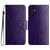 Samsung Galaxy A56 5G Butterfly Flower Pattern Flip Leather Phone Case - Dark Purple