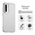 Samsung Galaxy A56 5G Candy PC Hybrid TPU Shockproof Phone Case - White