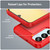 Samsung Galaxy A56 5G Carbon Fiber Brushed Texture TPU Phone Case - Red Samsung Galaxy A56 5G Carbon Fiber Brushed Texture TPU Phone Case - Red