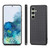 Samsung Galaxy A56 5G Carbon Fiber Texture Leather Back Cover Phone Case - Black