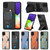 Samsung Galaxy A56 5G Carbon Fiber Wallet Flip Card K-shaped Holder Phone Case - Blue