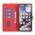Samsung Galaxy A56 5G Color Matching RFID Anti-theft Leather Phone Case - Red