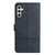 Samsung Galaxy A56 5G Cowhide Texture Stitching Leather Phone Case - Dark Blue