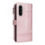 Samsung Galaxy A56 5G Crossbody Strap RFID Blocking Zipper Wallet Leather Phone Case - Rose Gold Samsung Galaxy A56 5G Crossbody Strap RFID Blocking Zipper Wallet Leather Phone Case - Rose Gold